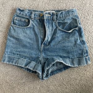 American apparel high waisted shorts